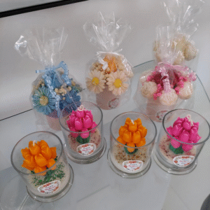 Velas Personalizadas Florales